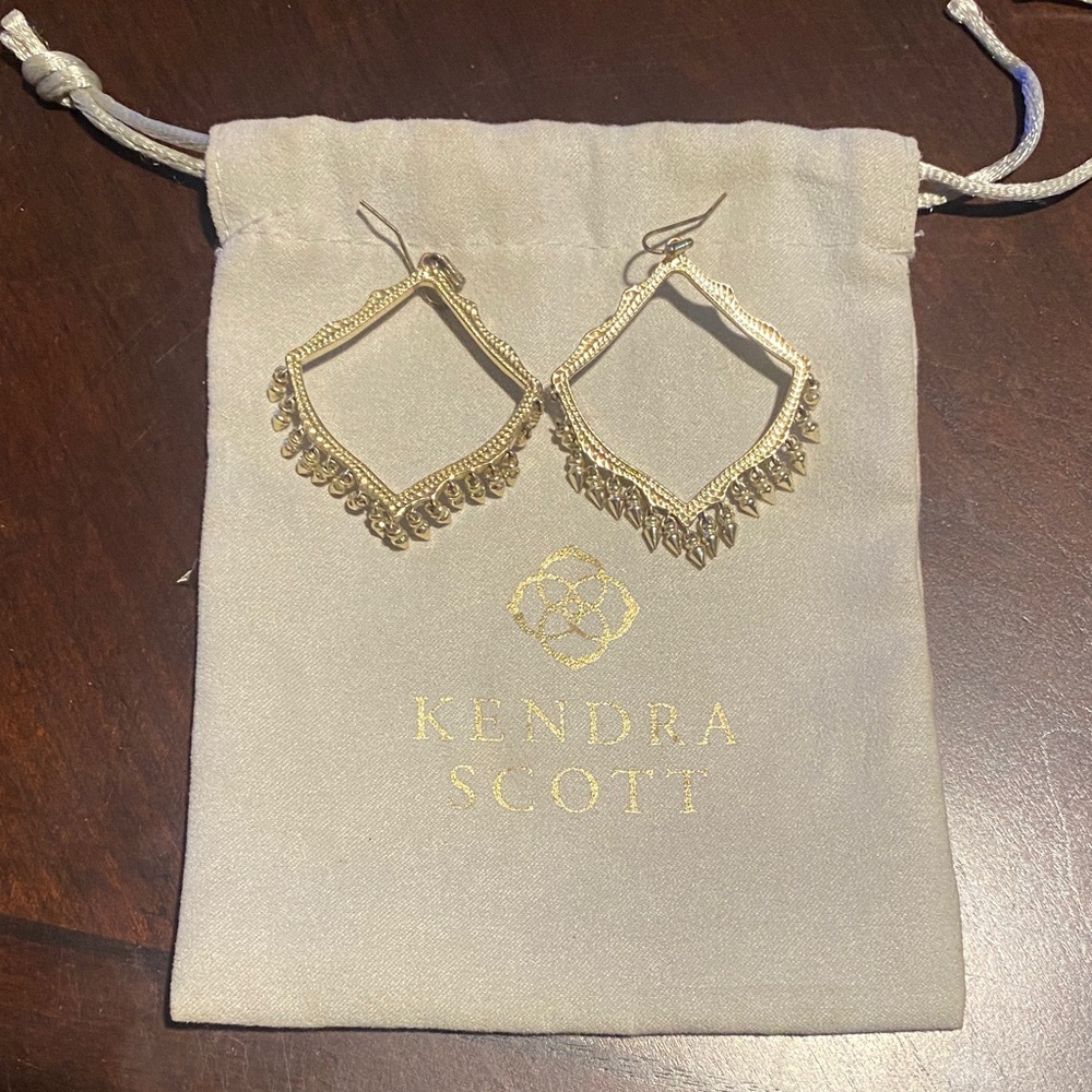 Kendra Scott Gold Geometric Earrings